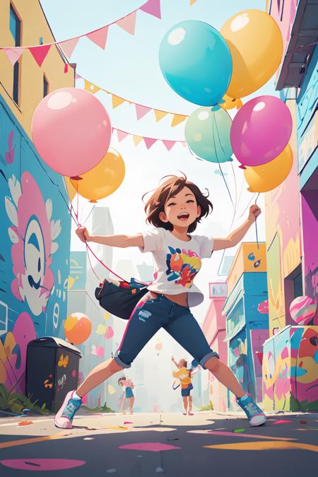 407640-1286522534-1girl ,Ready to print colorful graffiti illustration of colorful  with balloons, Bright colors, action shot, high detail, Celebr.png